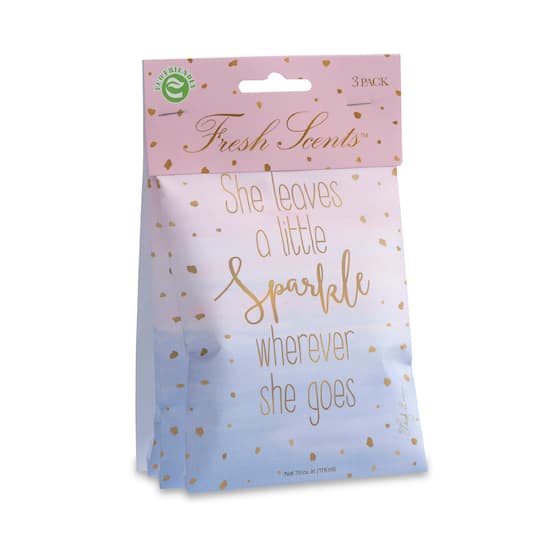 Willowbrook&#xAE; Fresh Scents&#x2122; Little Sparkle Fragrance Sachets, 3ct.